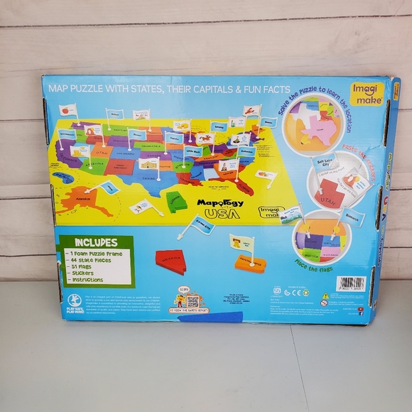 Mapology USA with capitals, puzzle - Picture 1 of 7